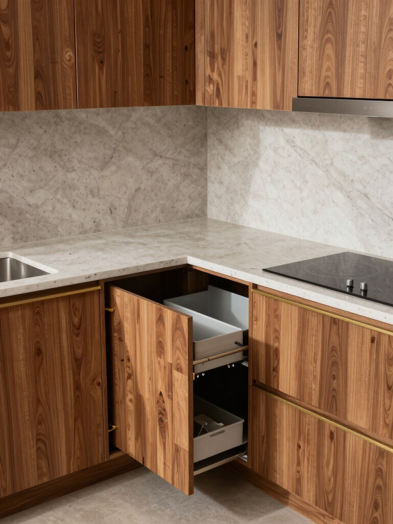 efficient small kitchen flow