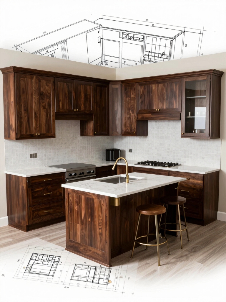 efficient u shaped kitchen design