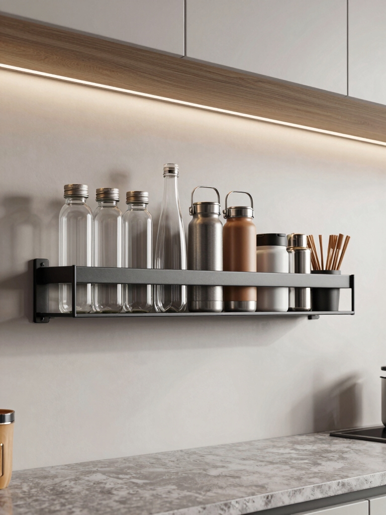 efficient wall mounted storage solution