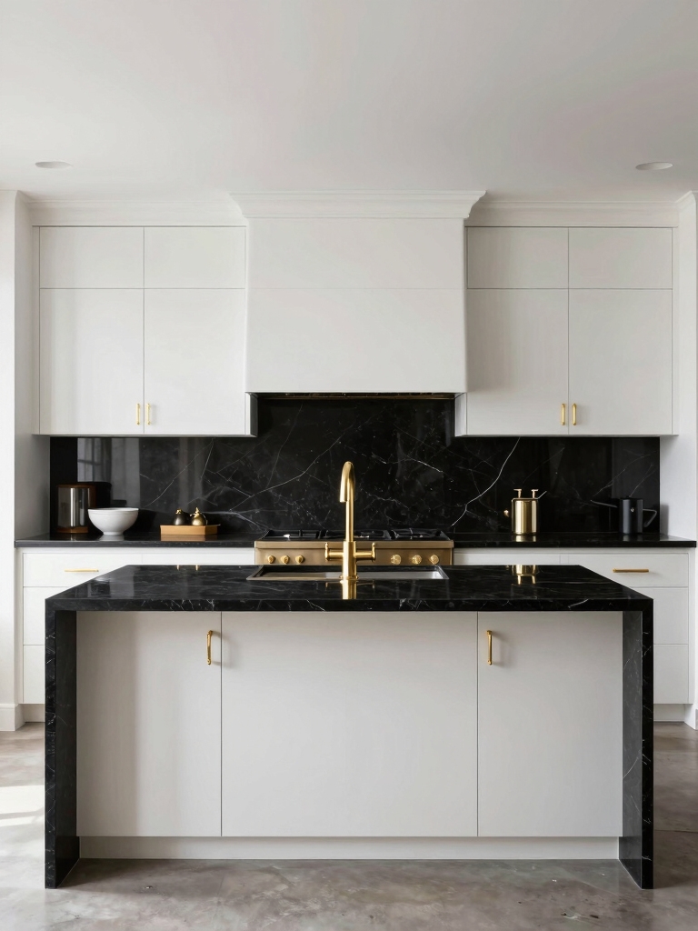 elegant contrast in design