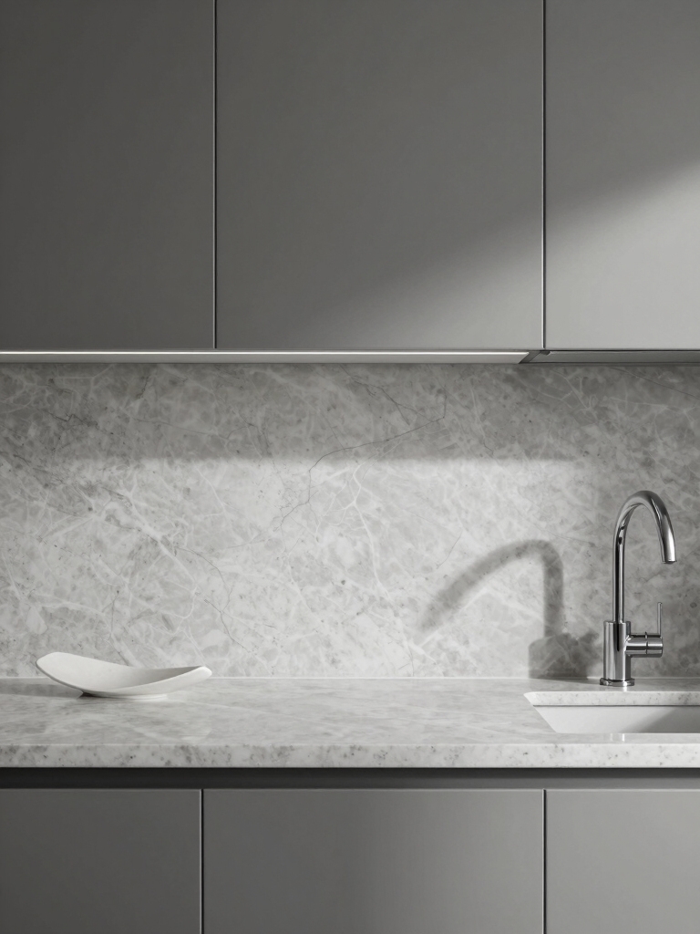 elegant monochrome kitchen design