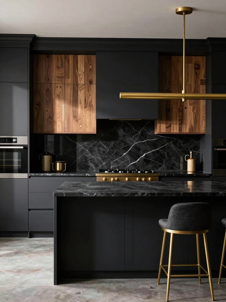 elegant warmth with contrast
