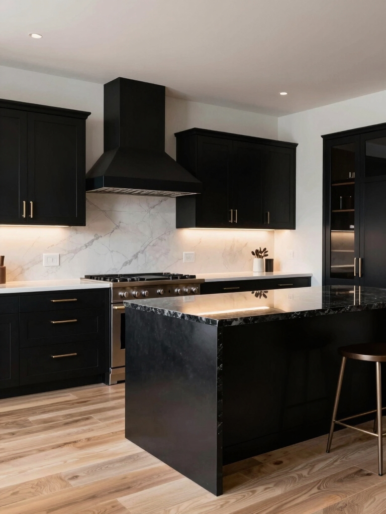 elevated sophistication through contrast