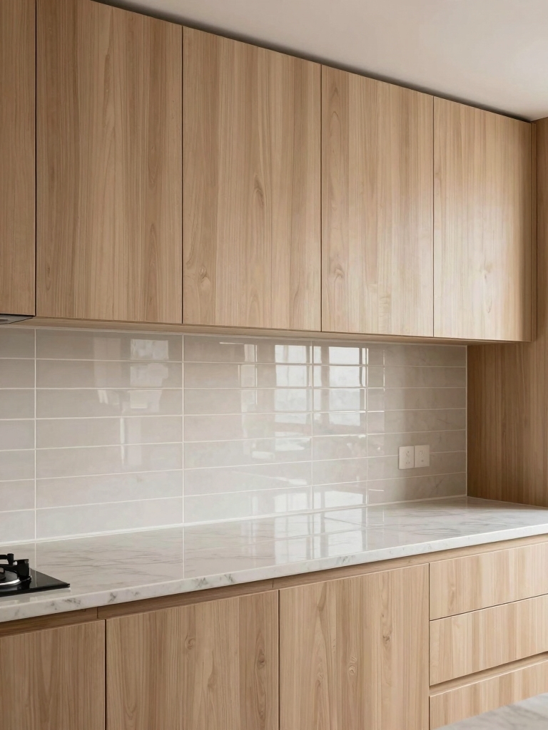 enhance light wood cabinets