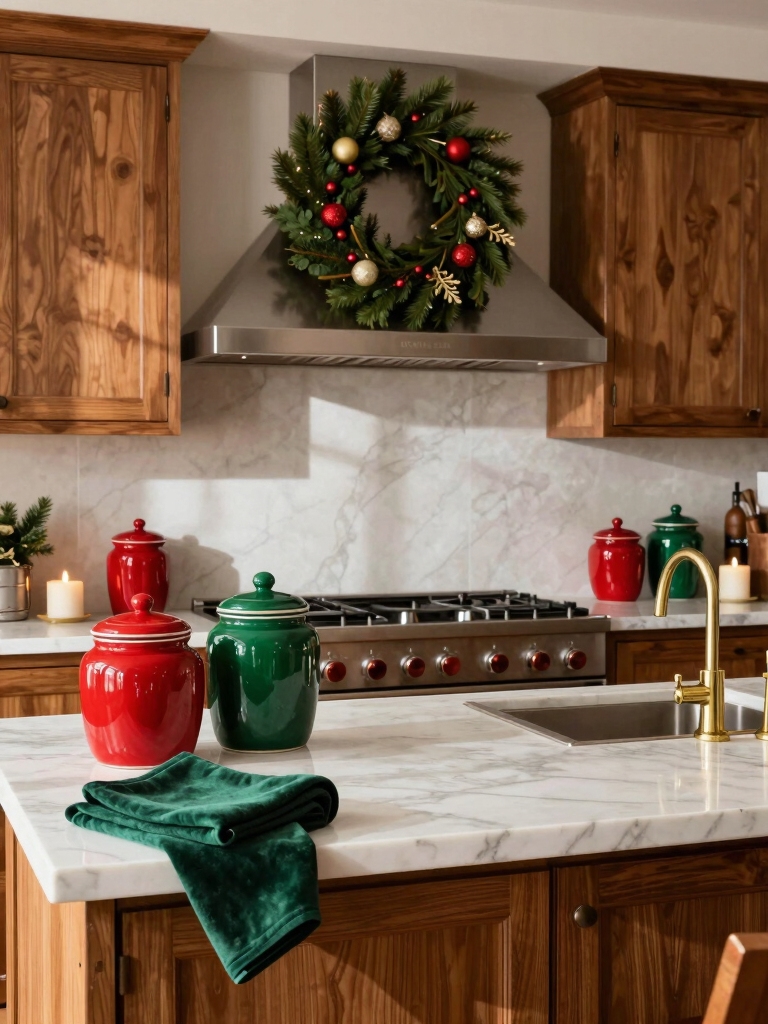 festive kitchen color palette