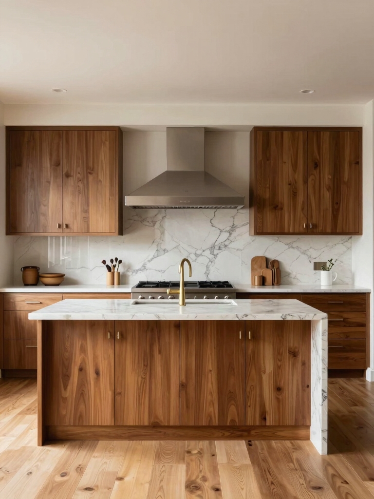 flat fronts versus traditional cabinetry