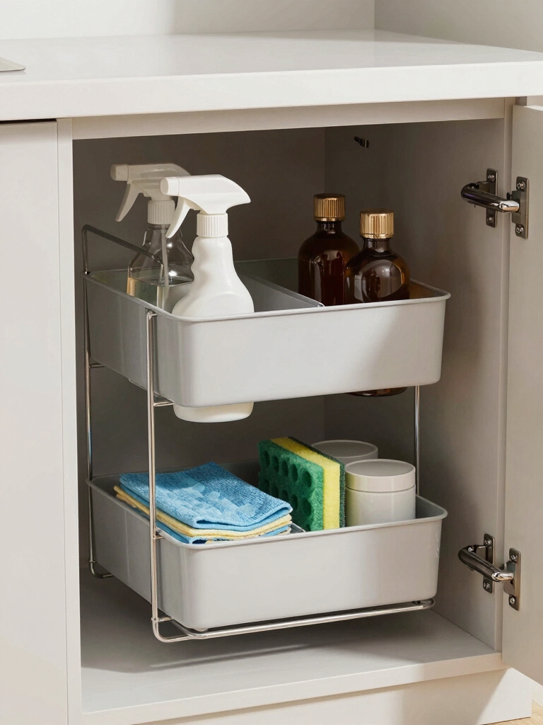 flexible cleaning supply organization