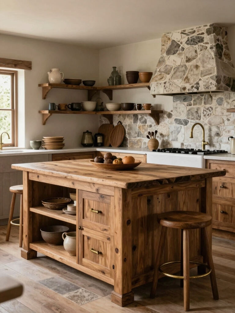 flowing kitchen layout design