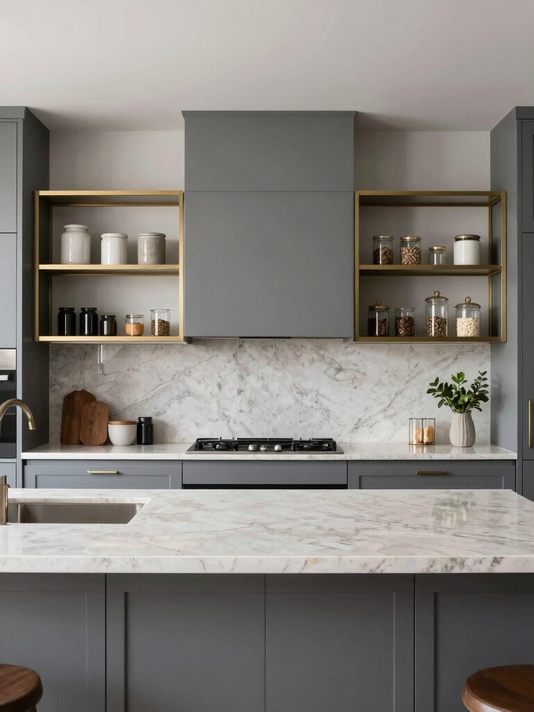 frameless airy shelf design