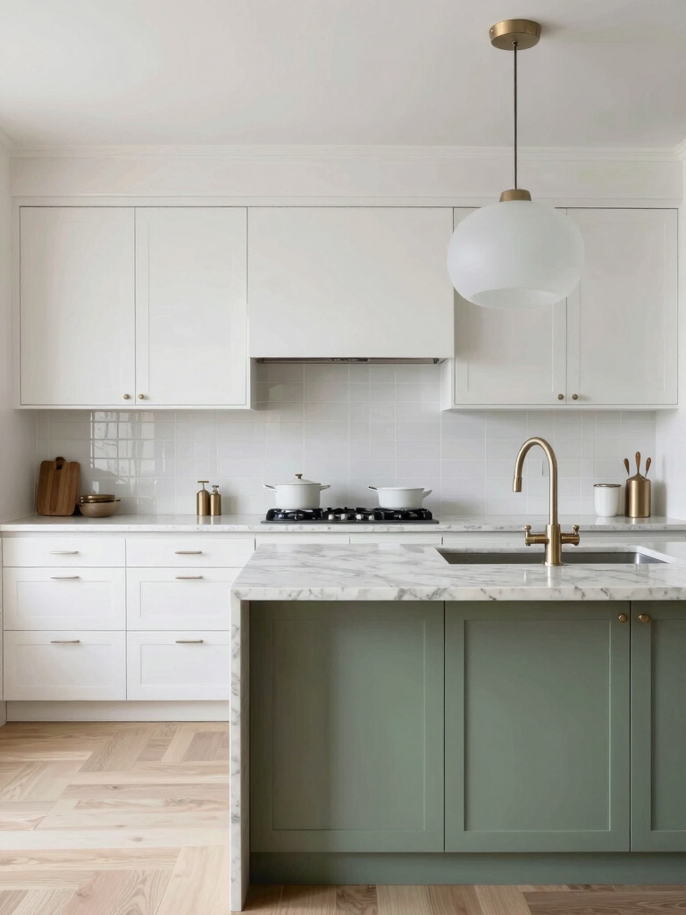 fresh clean welcoming kitchen