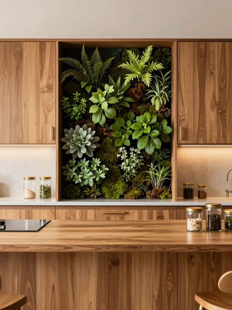 fresh herbs in kitchens