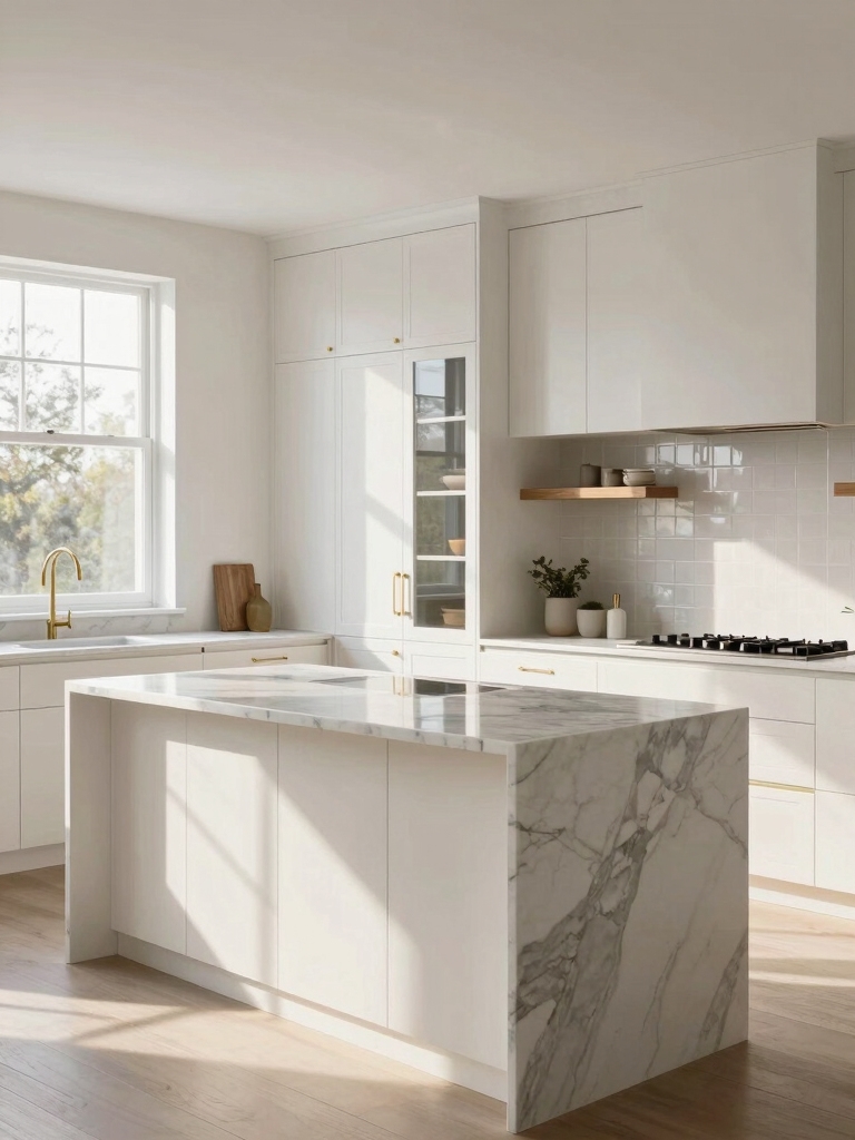 fresh timeless white kitchens
