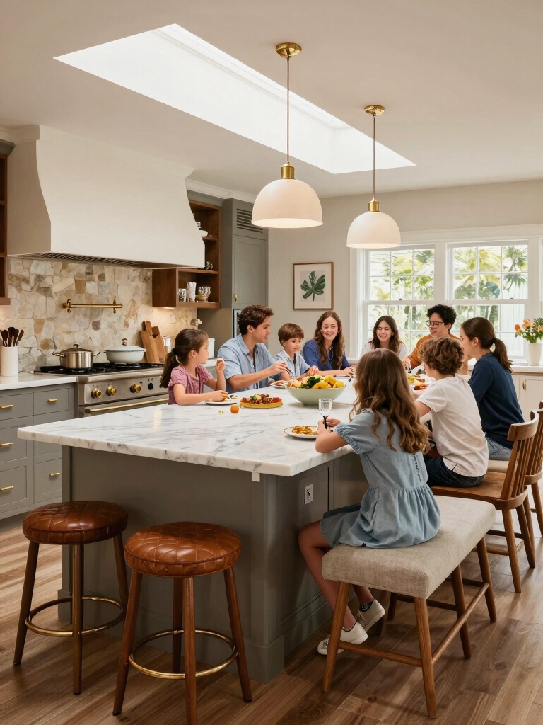 gathering space for families