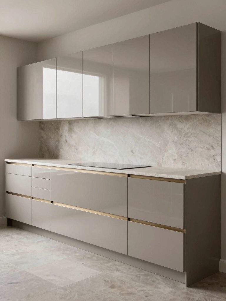 glossy modern acrylic cabinets