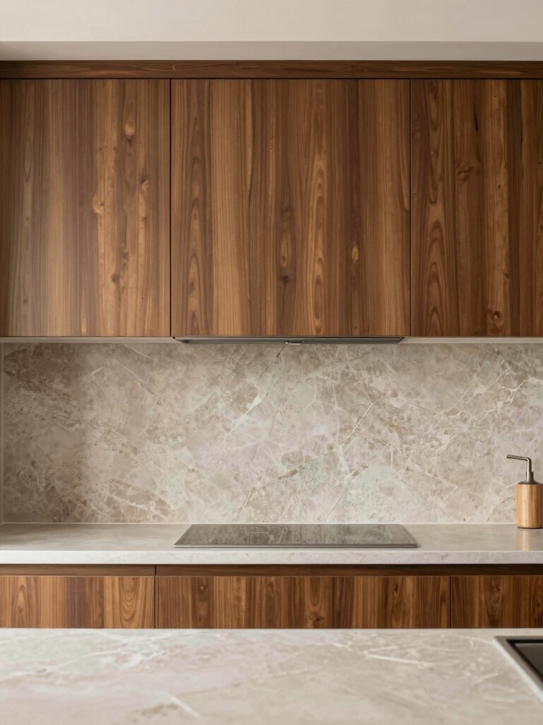 harmonizing textures with brown