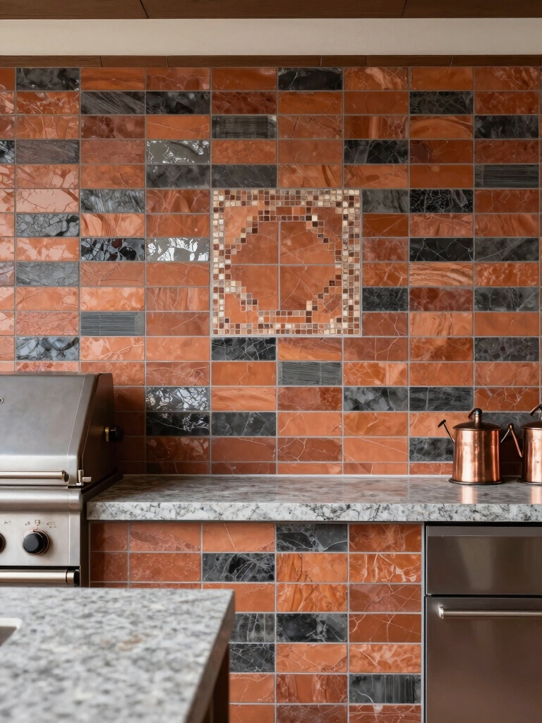 heat resistant outdoor kitchen tiles