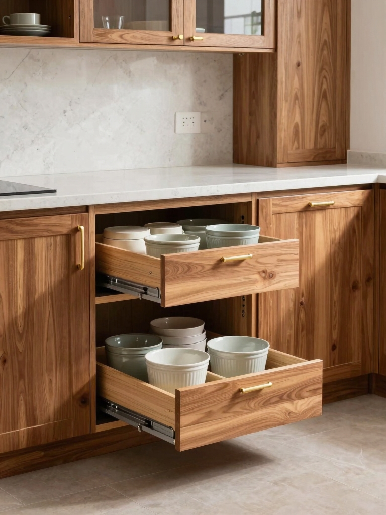 hidden chest kitchen storage solution