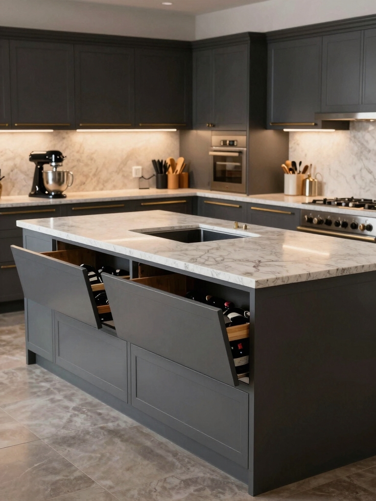 hidden storage for elegance