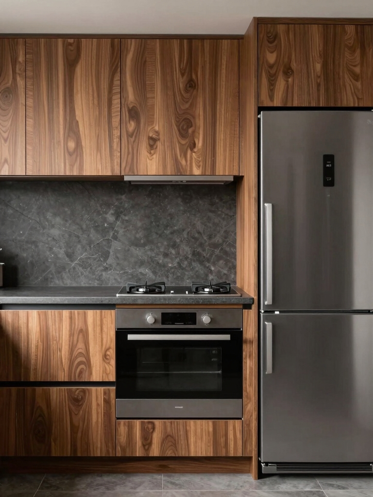 integrated hidden appliances style