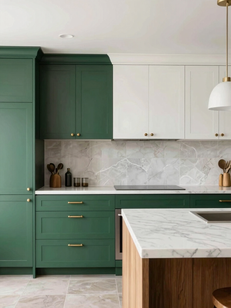 intentional green hue selection
