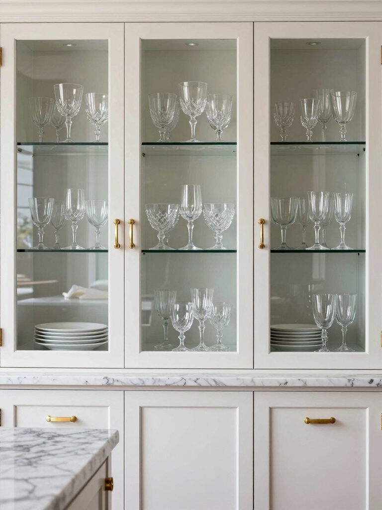 intentional lighting enhances glassware