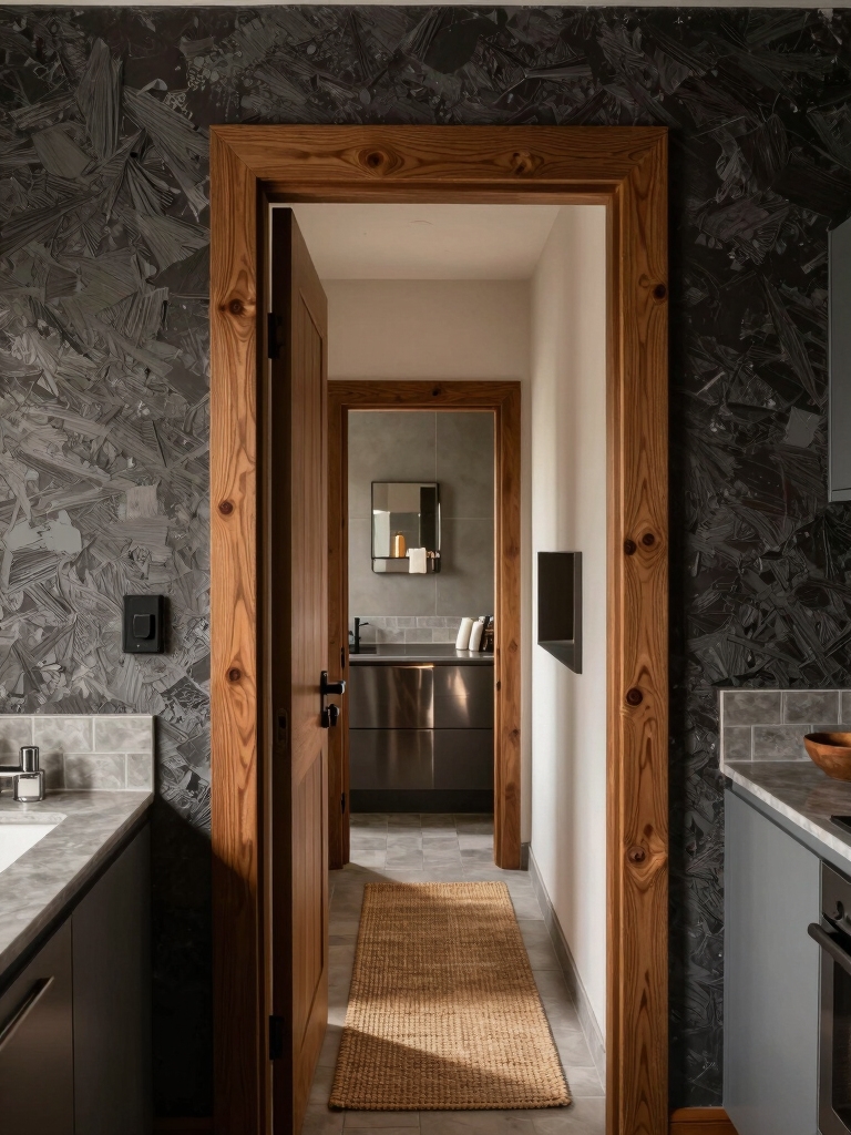 inviting tactile material choices