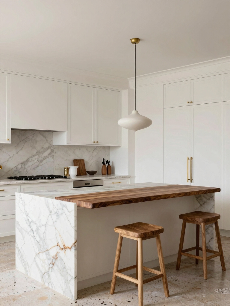 inviting warm wood accents
