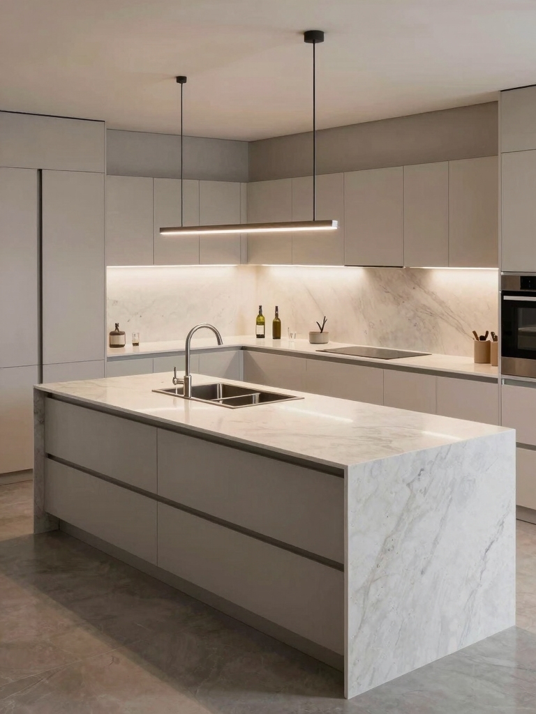 island enhances kitchen efficiency
