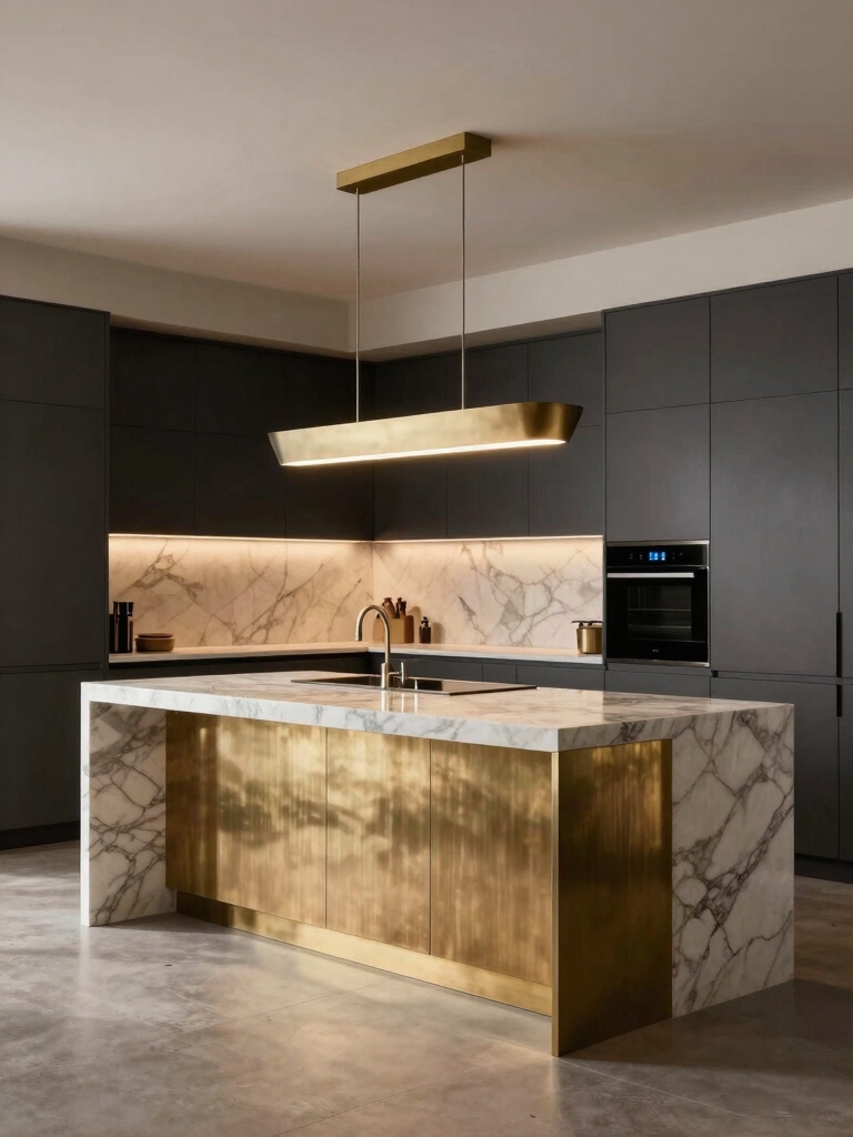 island lighting kitchen combos