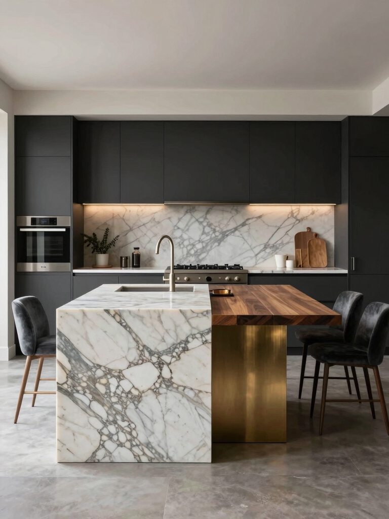 kitchen island sets mood