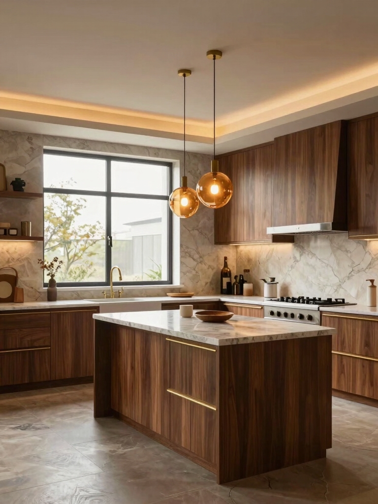 layered lighting creates warmth