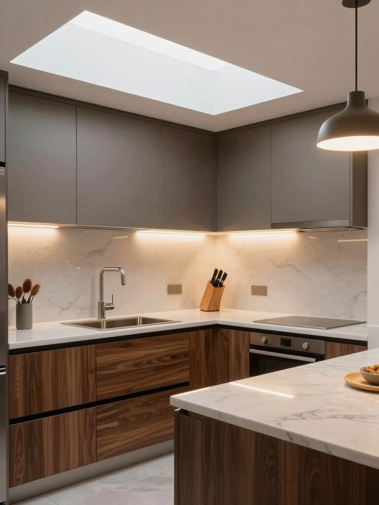 layered lighting enhances functionality
