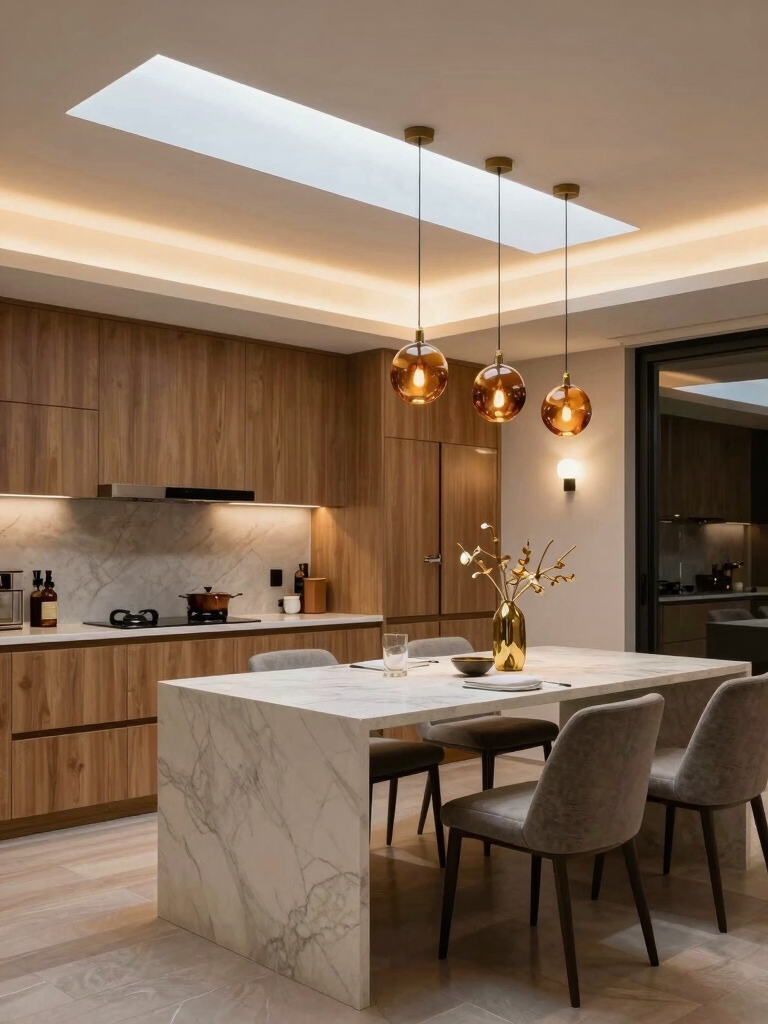 layered lighting for functionality