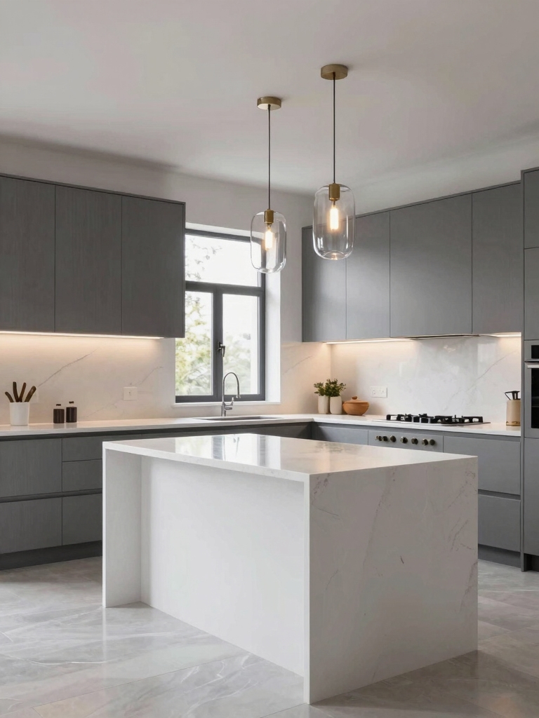 layered lighting for kitchens