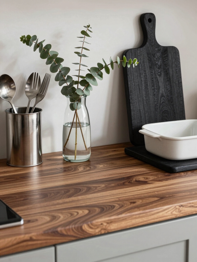 layered textures enhance counters