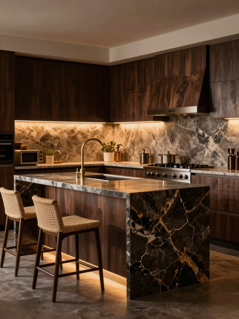 layered warm elegant lighting