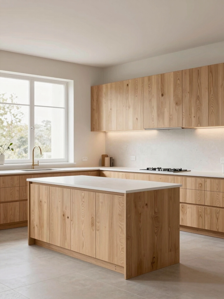 light and airy kitchen design