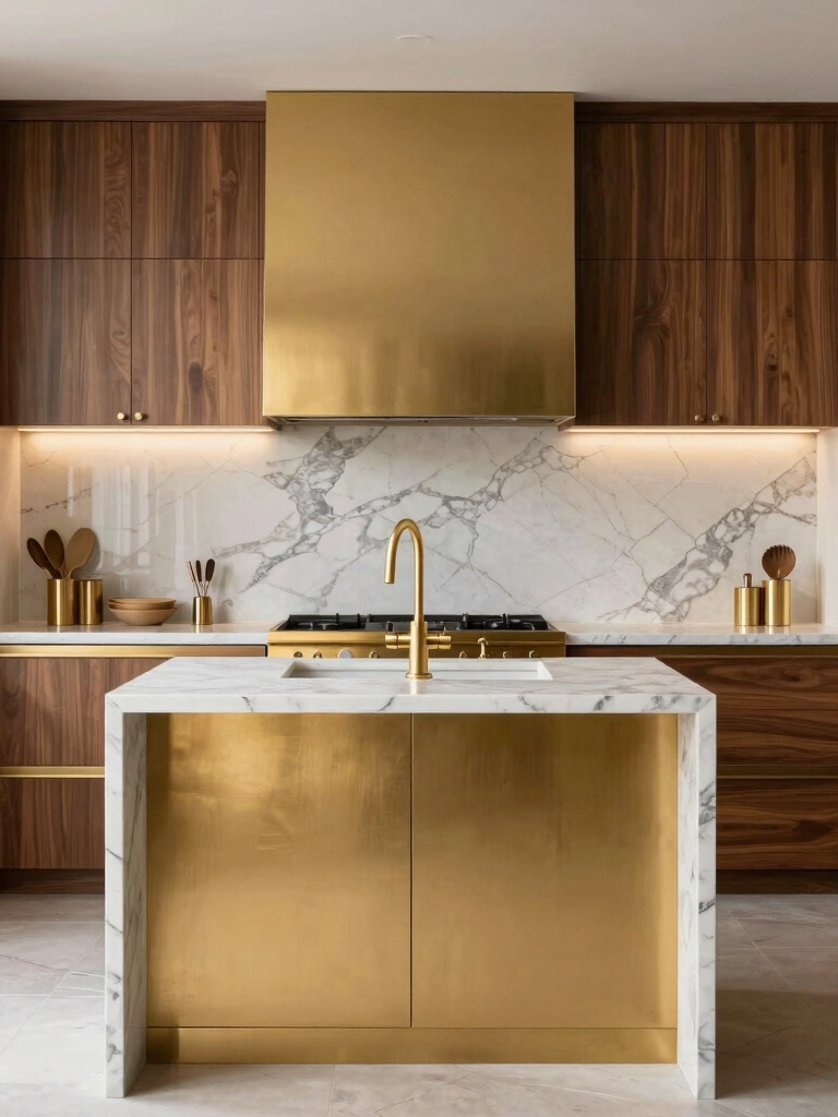 luxurious intentional kitchen accents