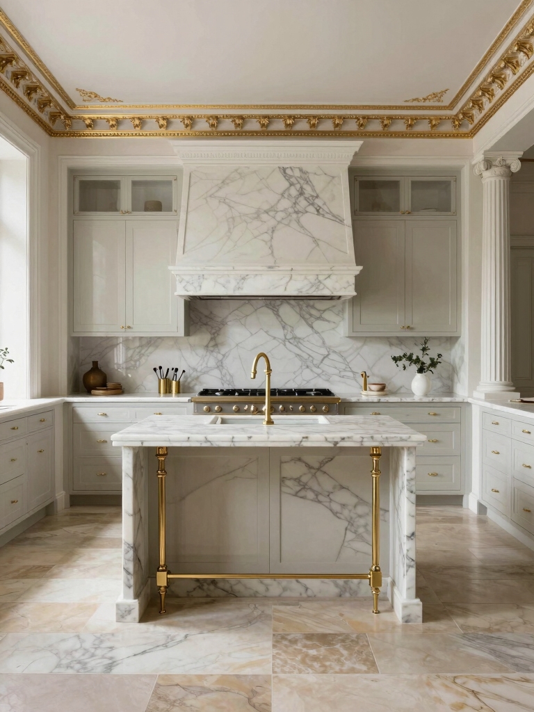 luxury neoclassic kitchen designs
