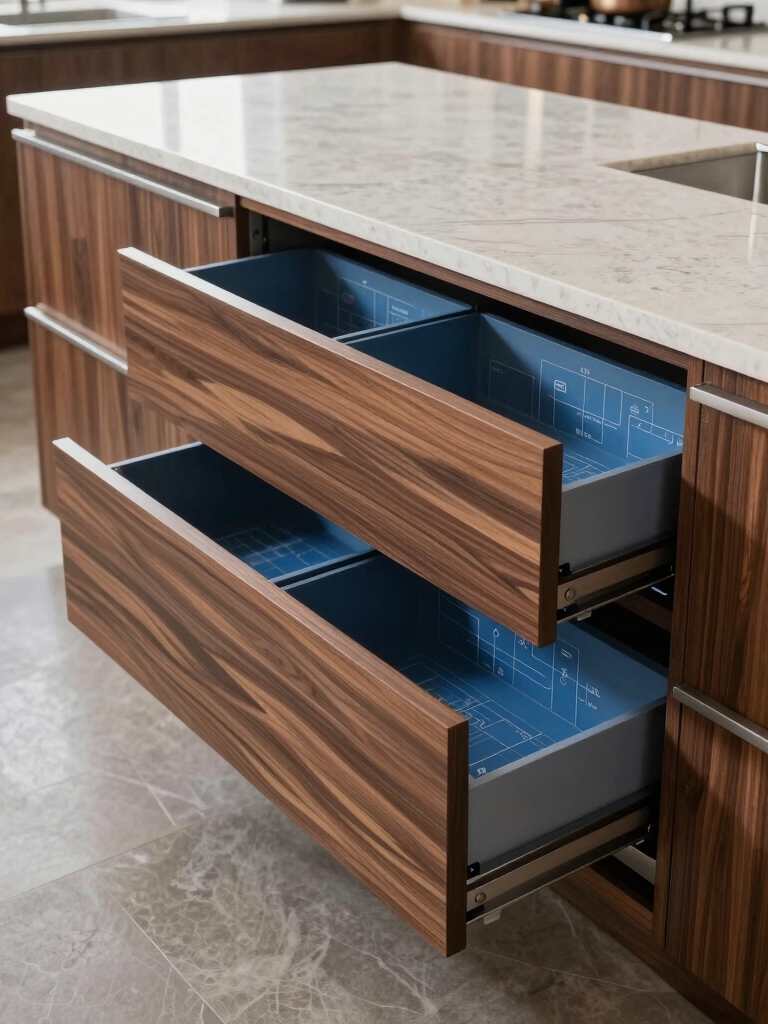 maximize deep drawer organization
