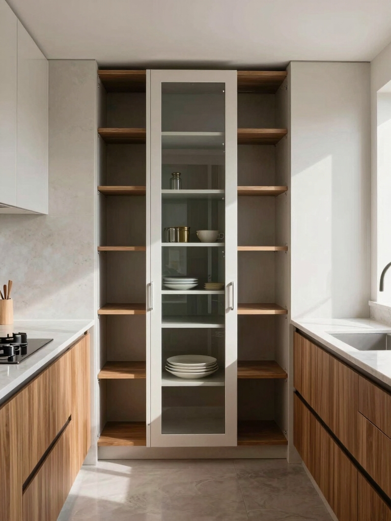 maximize vertical kitchen storage