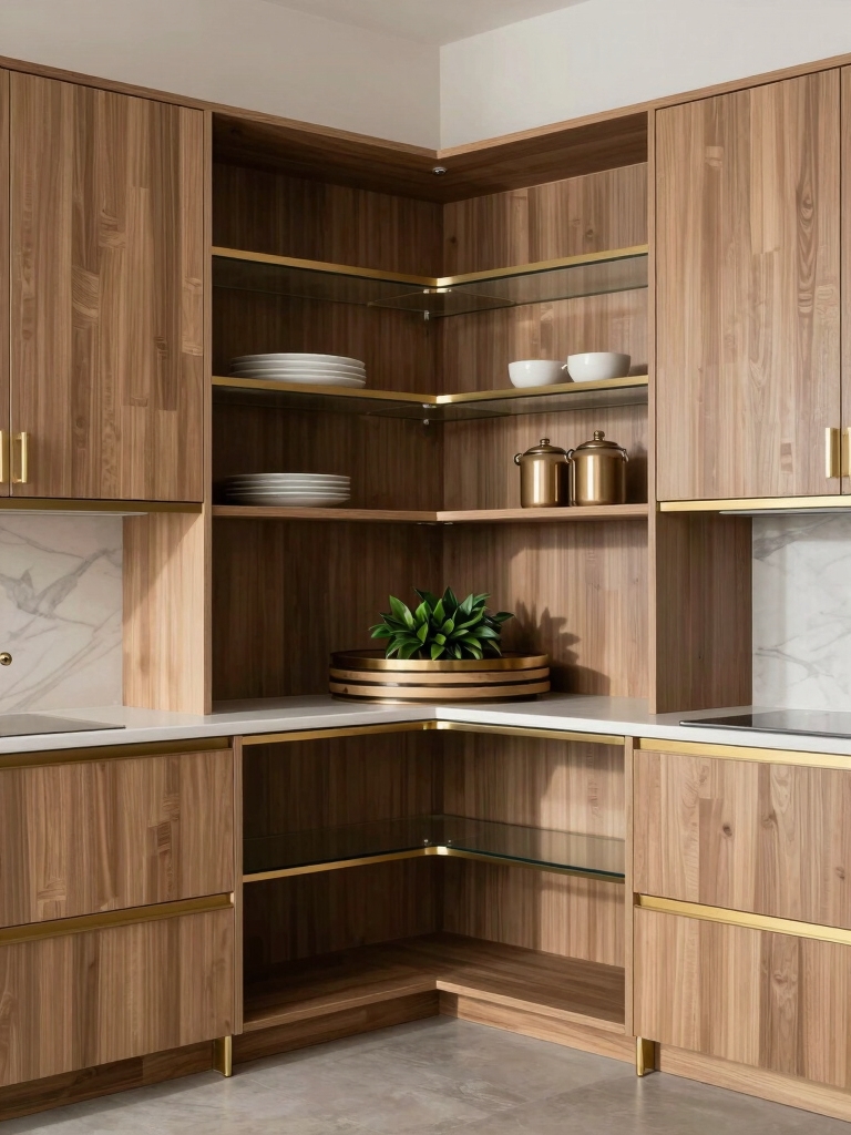 maximizing kitchen corner storage