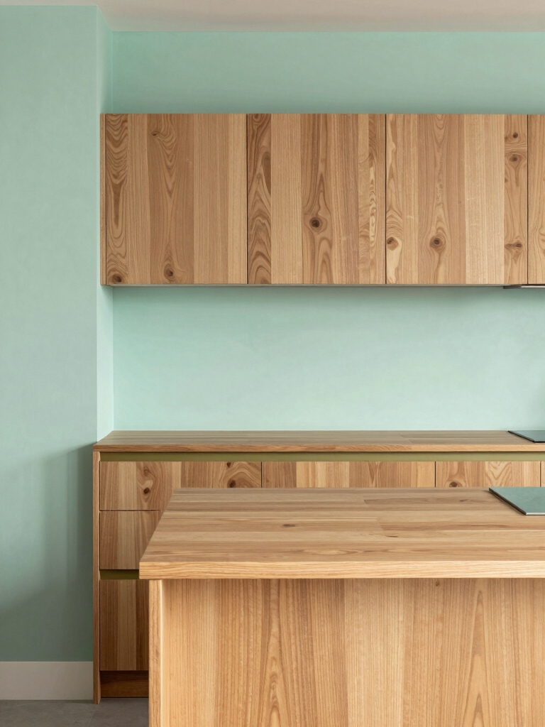 mint walls maple warmth