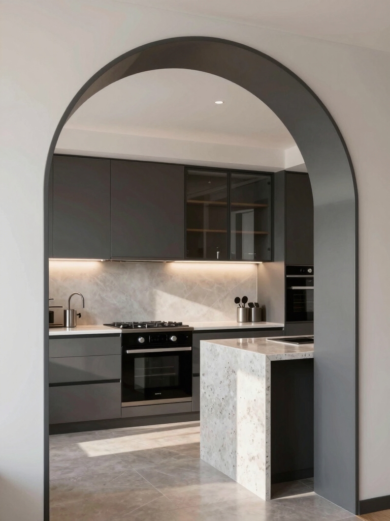 modern arches enhance flow