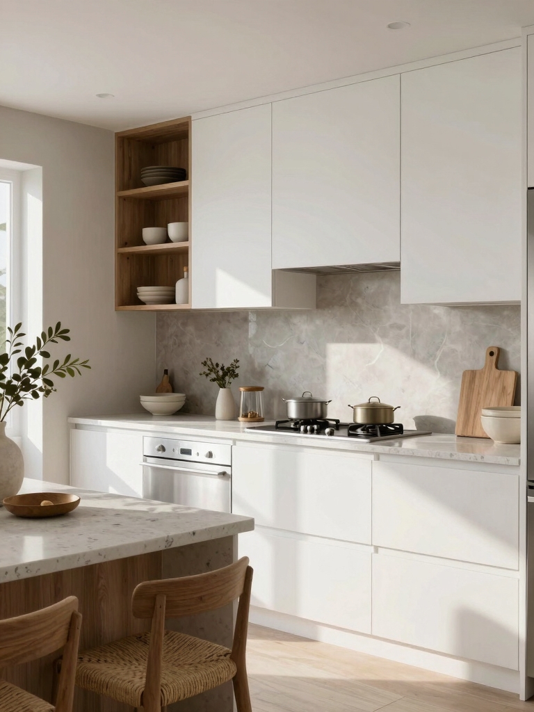 modern open cabinet kitchens