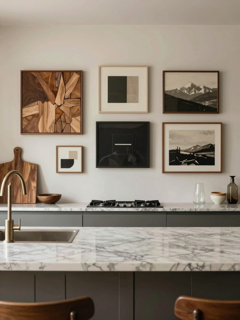 mood driven kitchen wall art