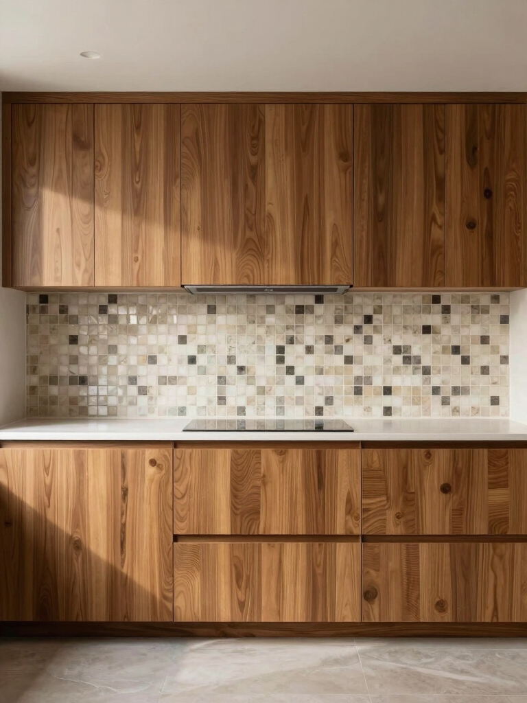 mosaic texture enhances oak