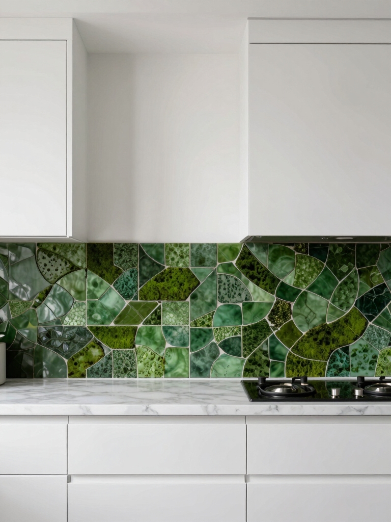 mossy greens enhance whites