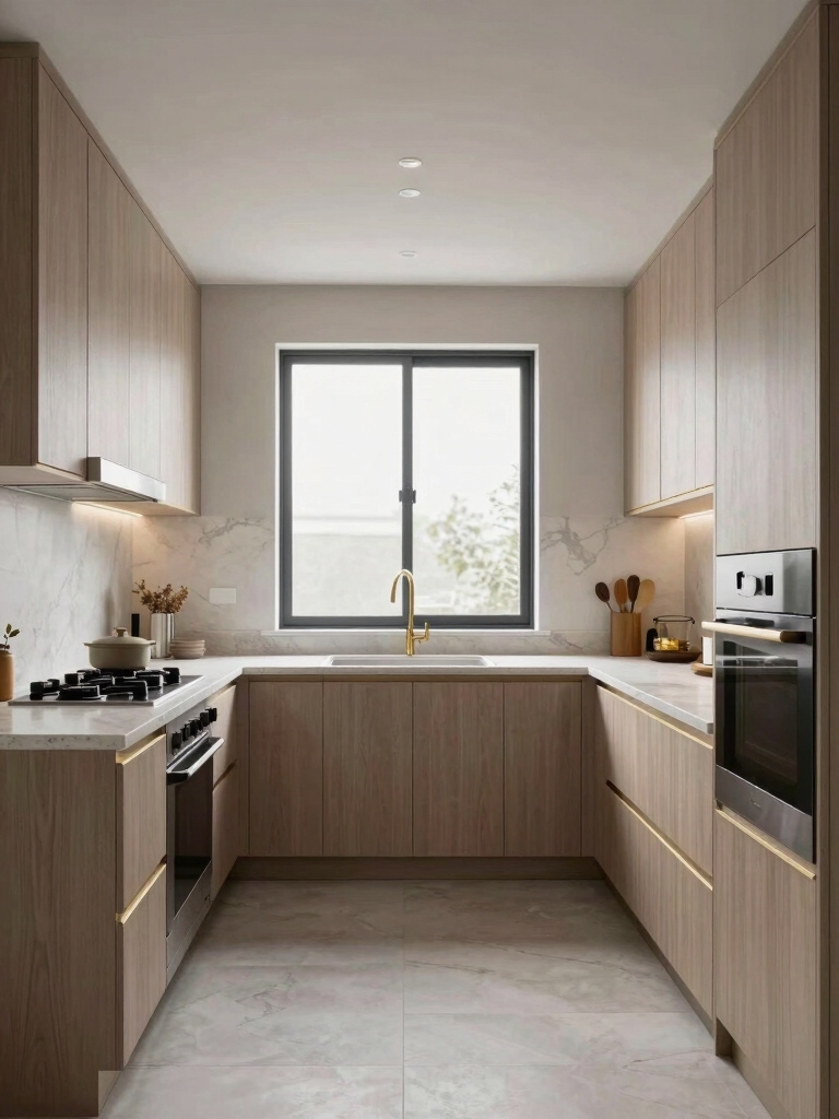 narrow kitchen space transformations