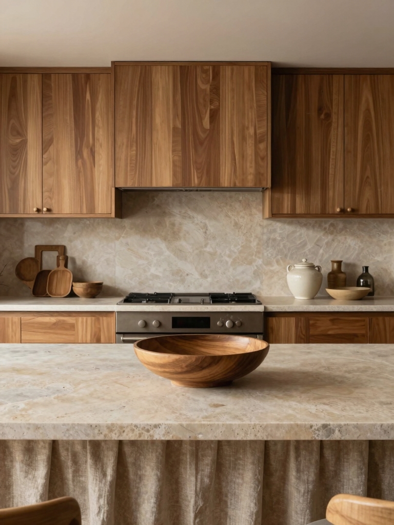 natural materials kitchen update